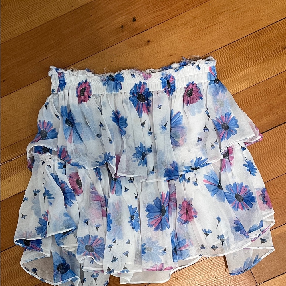 LoveShackFancy Floral Skirt